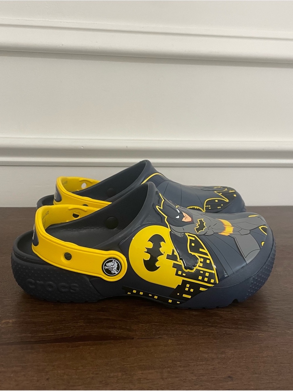 CROCS Kids Batman Clog - Navy and Yellow